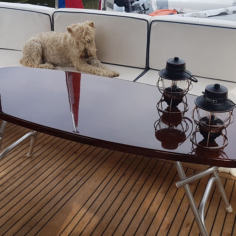 Afbouw casco schip